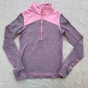 Ivivva Athletica Pink 1/4 Zip Sweatshirt GUC 8